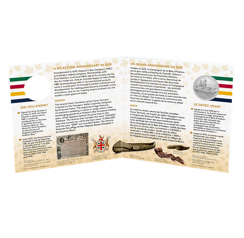Pure Silver Coin - Moments to Hold: The 350th Anniversary of Hudson's Bay Company (2020)