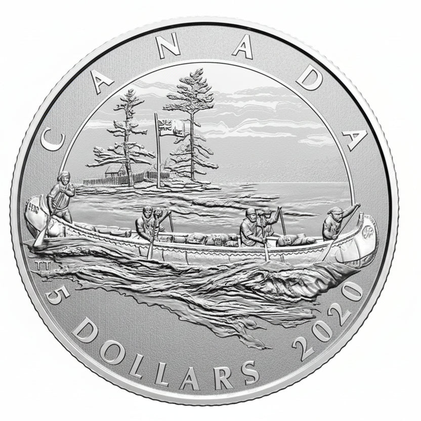 Pure Silver Coin - Moments to Hold: The 350th Anniversary of Hudson's Bay Company (2020)