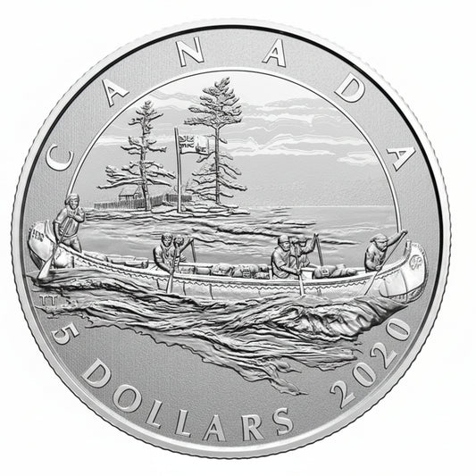 Pure Silver Coin - Moments to Hold: The 350th Anniversary of Hudson's Bay Company (2020)