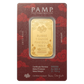 1 oz Gold Bar - PAMP Suisse - Good Luck Yellow Dragon - .9999 Au