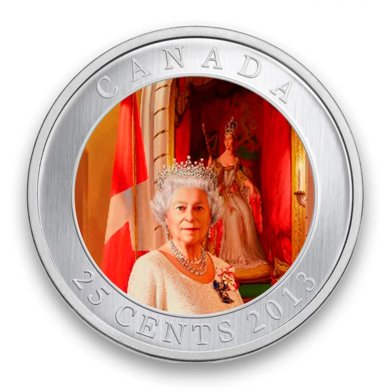 2013 Canadian 25-Cent 60th Coronation of Queen Elizabeth II - Philatelic Numismatic Cover
