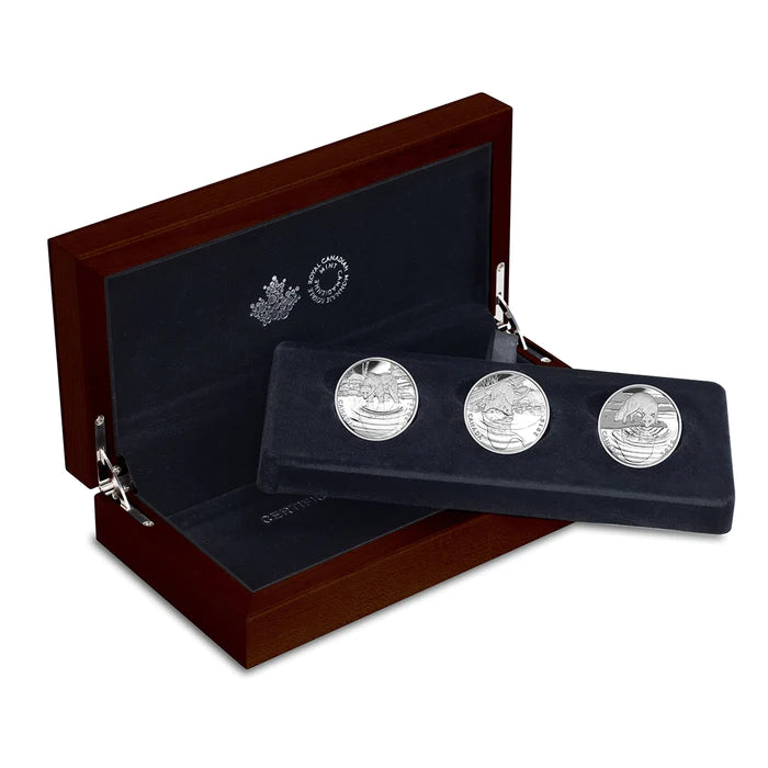 Reflections of Wildlife - 3 Coin Pure Silver Set (2016)