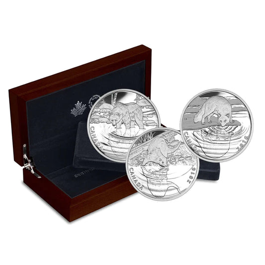 Reflections of Wildlife - 3 Coin Pure Silver Set (2016)