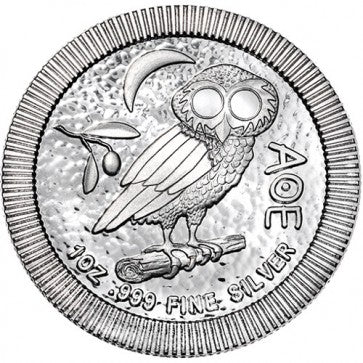 1 oz Silver Coin - 2017 Athenian Owl - New Zealand Mint .999 Ag