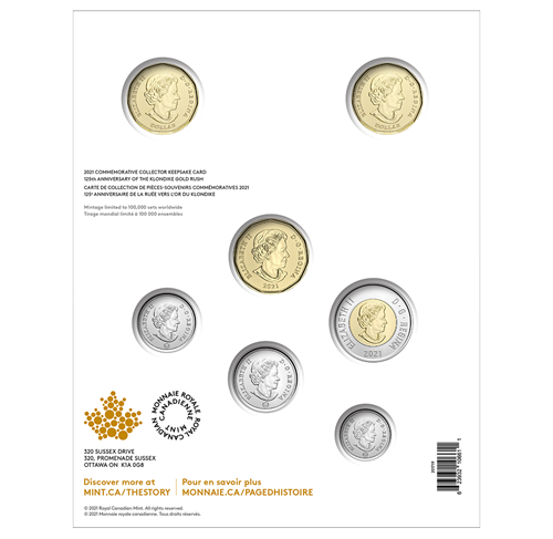 Commemorative Collector Keepsake Card – 125th Anniversary of the Klondike Gold Rush (Copy)
