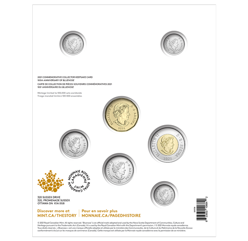 100th Anniversary of Bluenose Commemorative Collector Keepsake