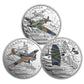2017 $20 Aircraft of the Second World War - 3 Coin Pure Silver Set
