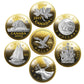 2019 Big Coin 5 Ounce Series - Pure Silver 7 Coin Set