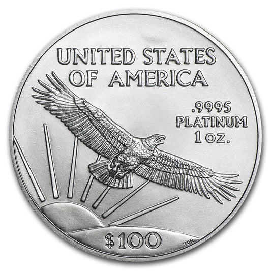 1 oz Platinum Eagle Coin - Random Year - United States Mint .9995 Pt