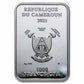 2021 Republic of Cameroon Black Proof Silver Tarot: Strength