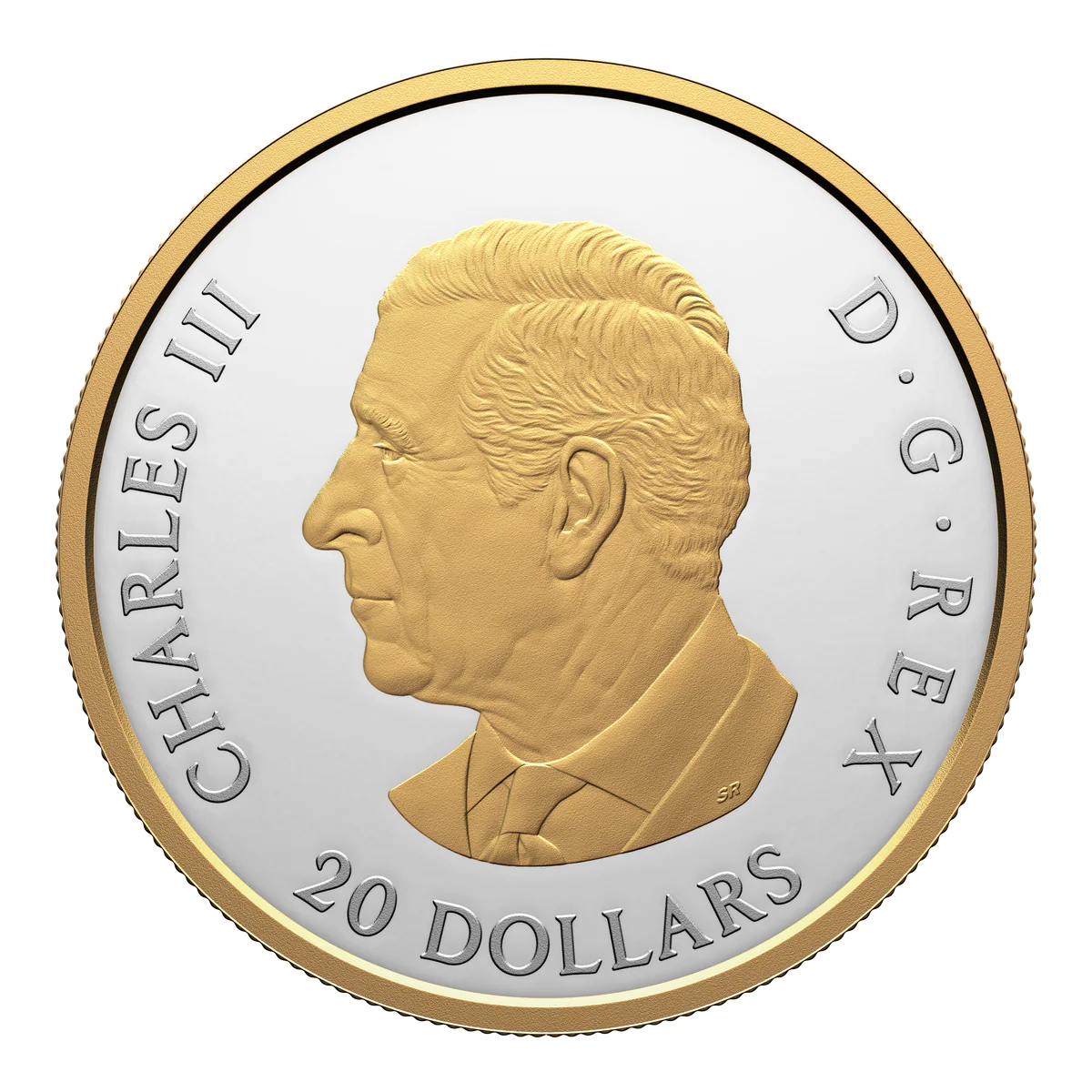 2025 $20 Animal Portraits: Polar Bear - Pure Silver Coin