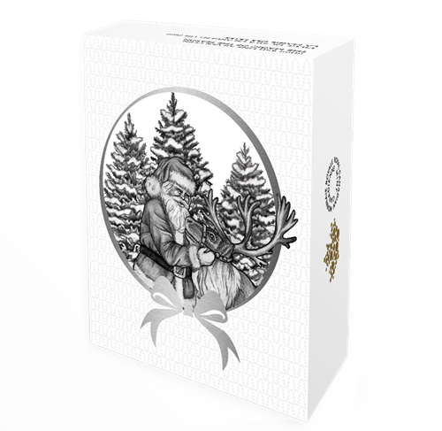 3 oz. $50 Pure Silver Coin – The Magic of the Season
