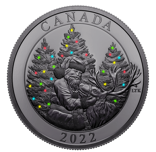 3 oz. $50 Pure Silver Coin – The Magic of the Season
