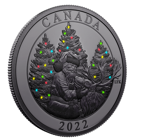 3 oz. $50 Pure Silver Coin – The Magic of the Season
