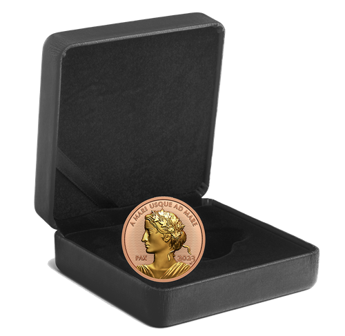 1 oz Rose Gold Coin - 2023 Peace Dollar - Royal Canadian Mint - .9999 Au (Mintage: 500)