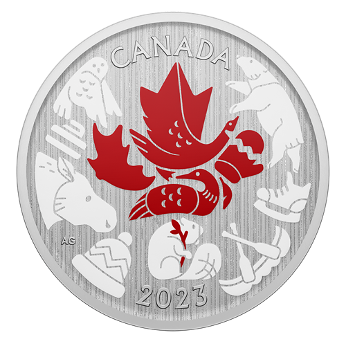 6-coin set - Mosaic of Canadian Icons (2023)