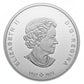 Silver coin with a portrait of a queen and text 'Elizabeth II D.G. Regina 1952-2022' on a white background