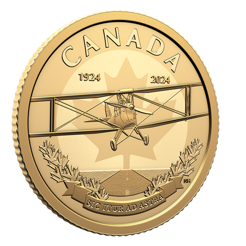 100th Anniversary of the Royal Canadian Air Force - 1/4 oz Pure Gold Coin (2024)