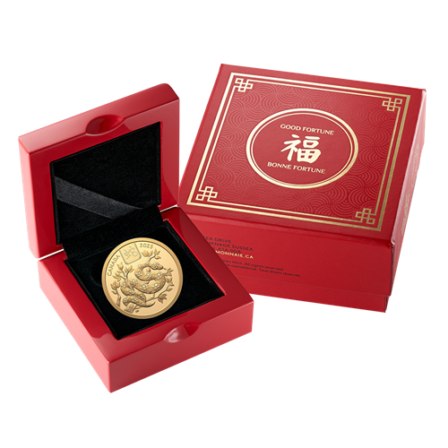 1/2 oz Gold Coin - 2025 Lunar Year of the Snake - Royal Canadian Mint .9999 Au