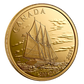 1/2 oz Gold Coin - 2025 Tall Ships: Three-masted Schooner – Royal Canadian Mint .9999 Au
