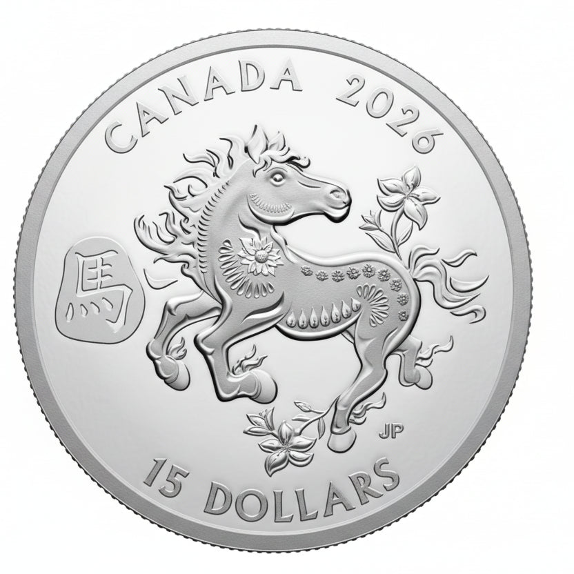 Lunar Year of the Horse – 1 oz. Fine Silver Coin (2026)