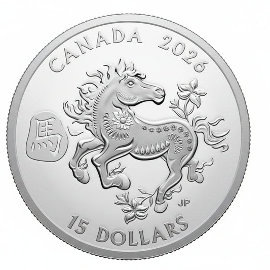 Lunar Year of the Horse – 1 oz. Fine Silver Coin (2026)