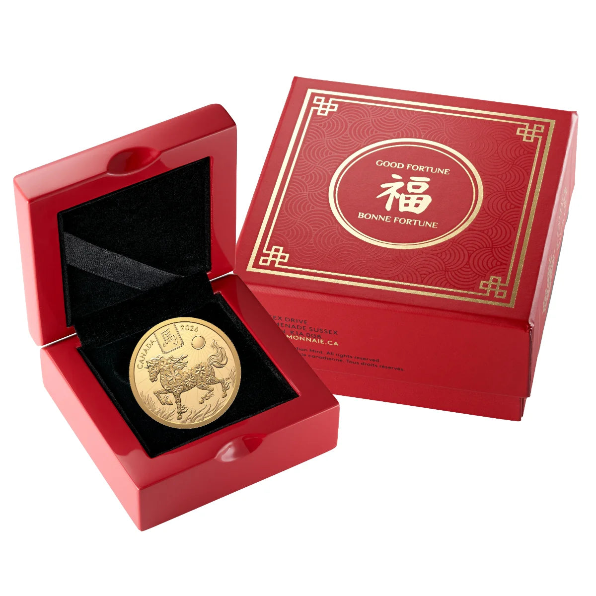 2026 $100 Lunar Year of the Horse - Pure Gold Coin