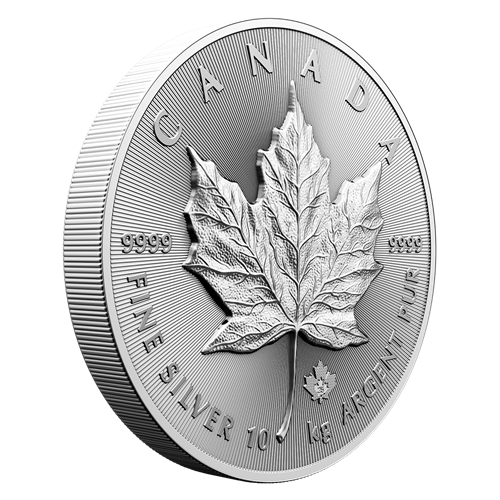 10 Kilogram Silver Maple Leaf Coin - Royal Canadian Mint .9999 Ag (Mintage: 299)
