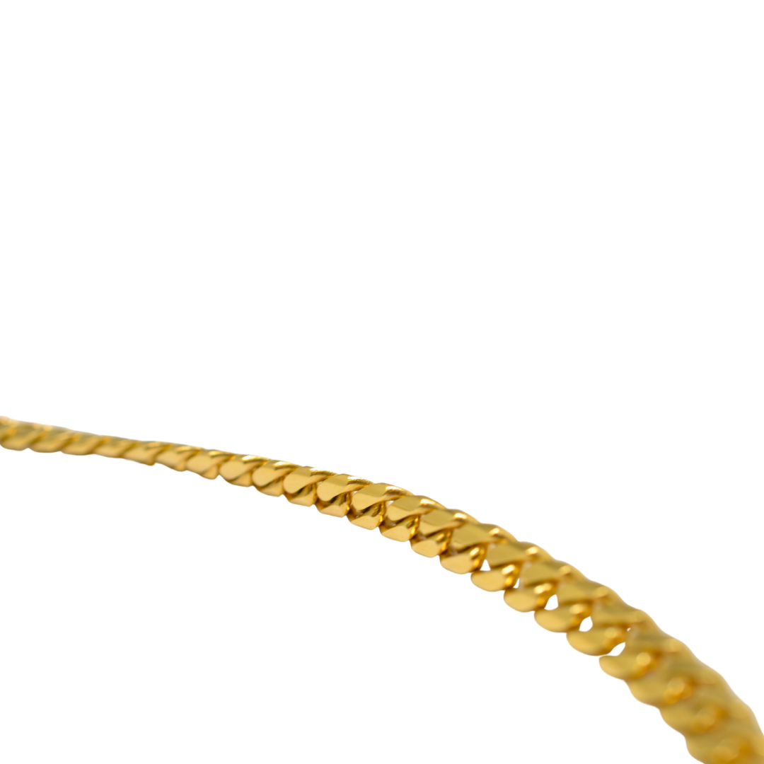 18K Yellow Gold Cuban Link 20" Necklace - Preowned
