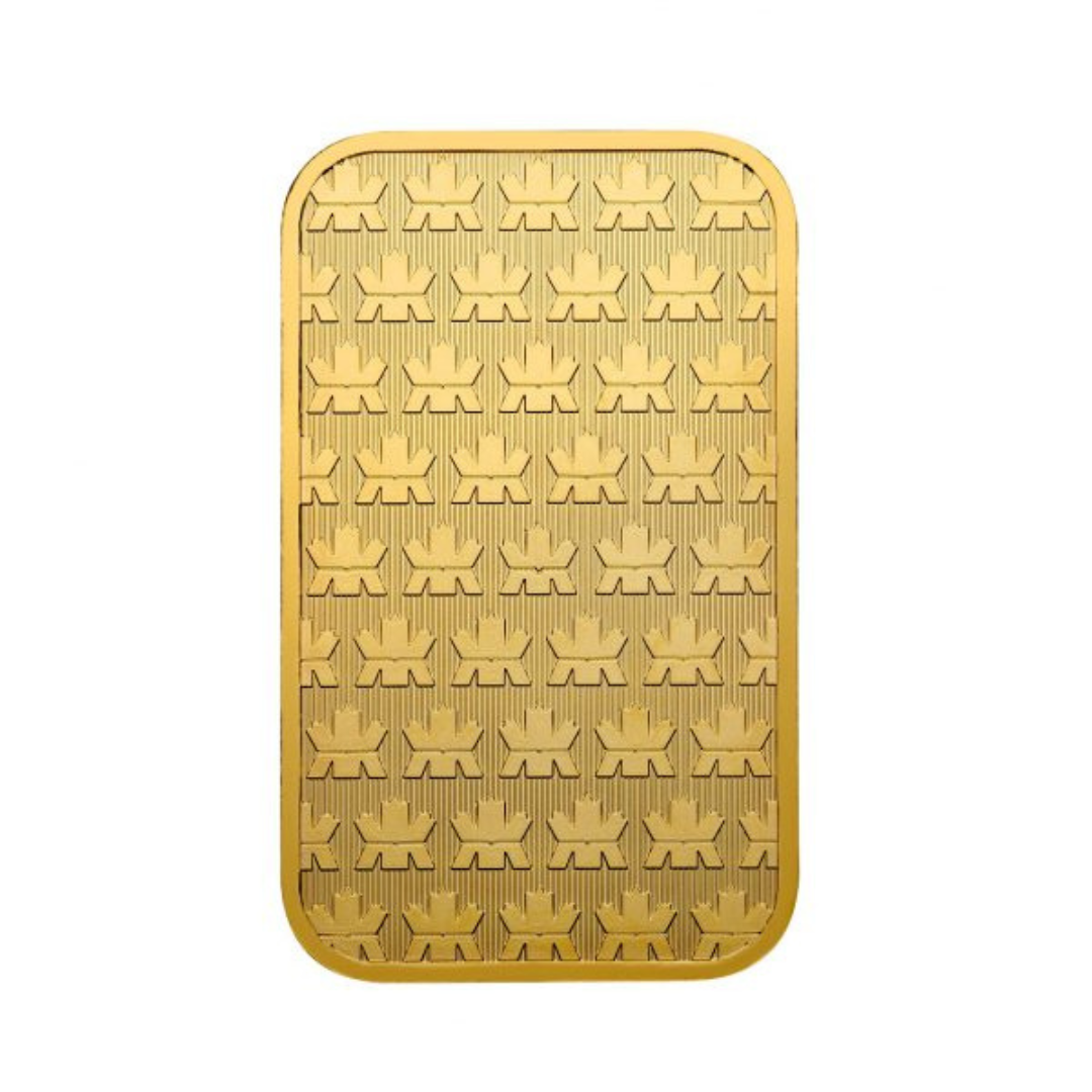 1 oz Gold Bar Random Year - .9999 Au - Royal Canadian Mint