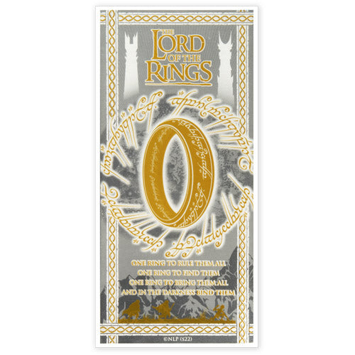 3 Gram Samoa Silver Lord of the Rings Note