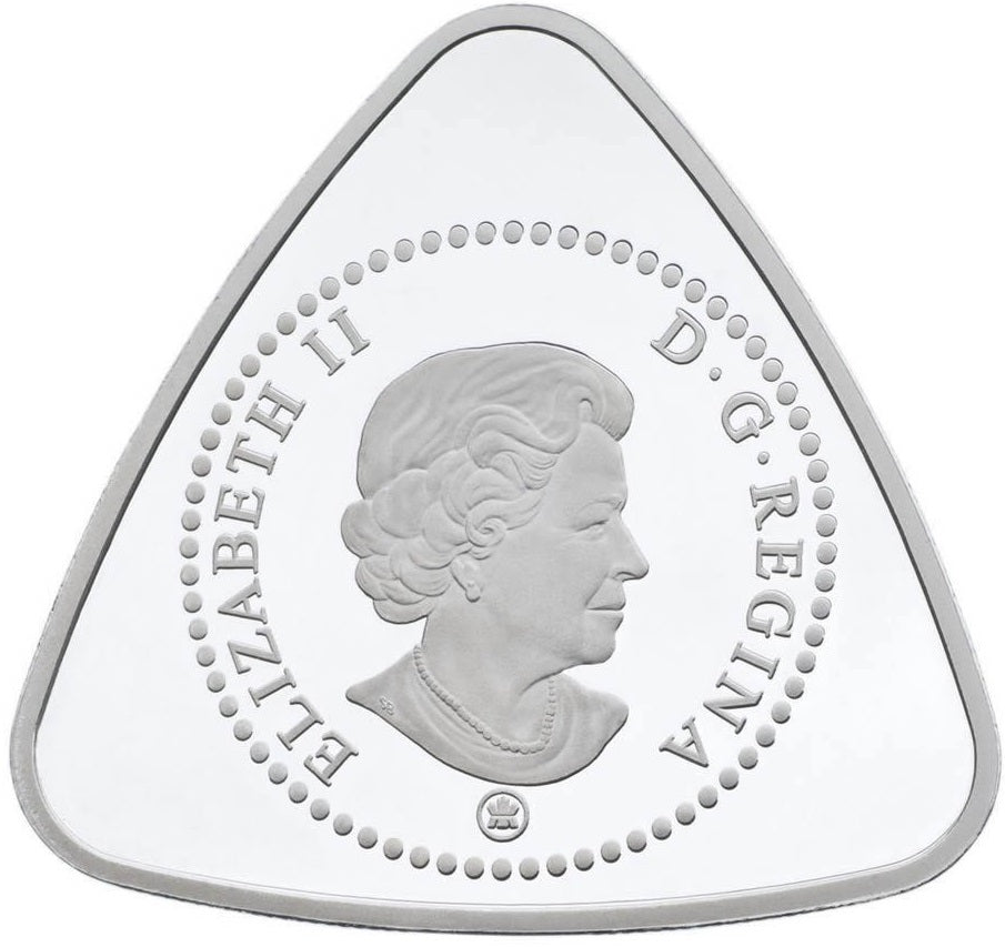 2008 50c Milk Delivery - Sterling Silver Triangular Coin