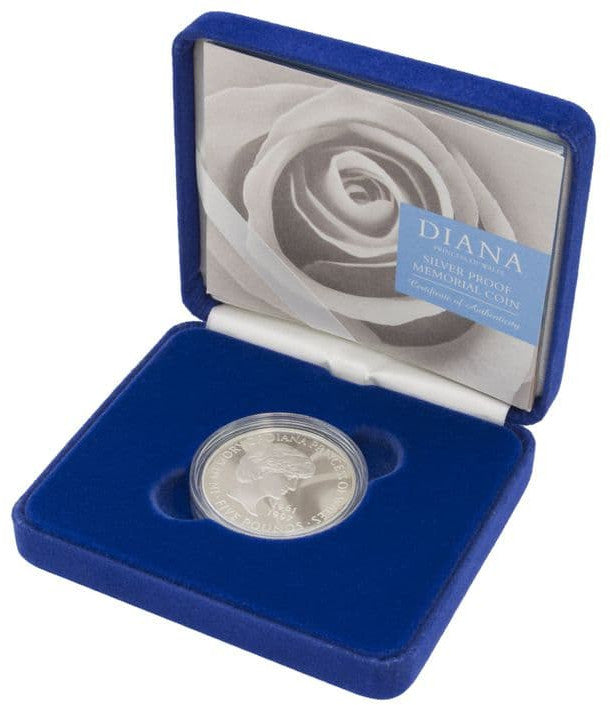 1999 Princess Diana Five Pound Silver Proof Coin