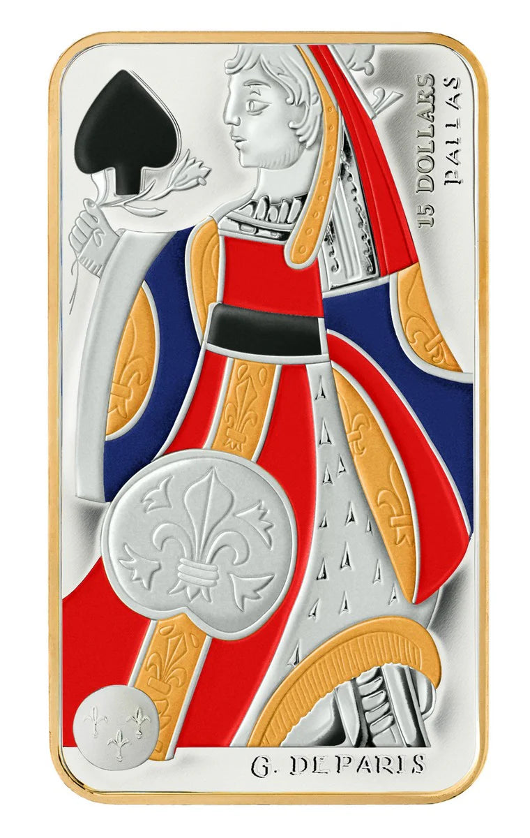 2008 - 2009 $15 Playing Card - Sterling Silver 4-Coin Set