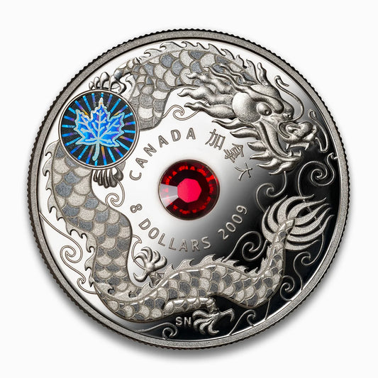 2009 $8 Maple of Wisdom - Sterling Silver Coin