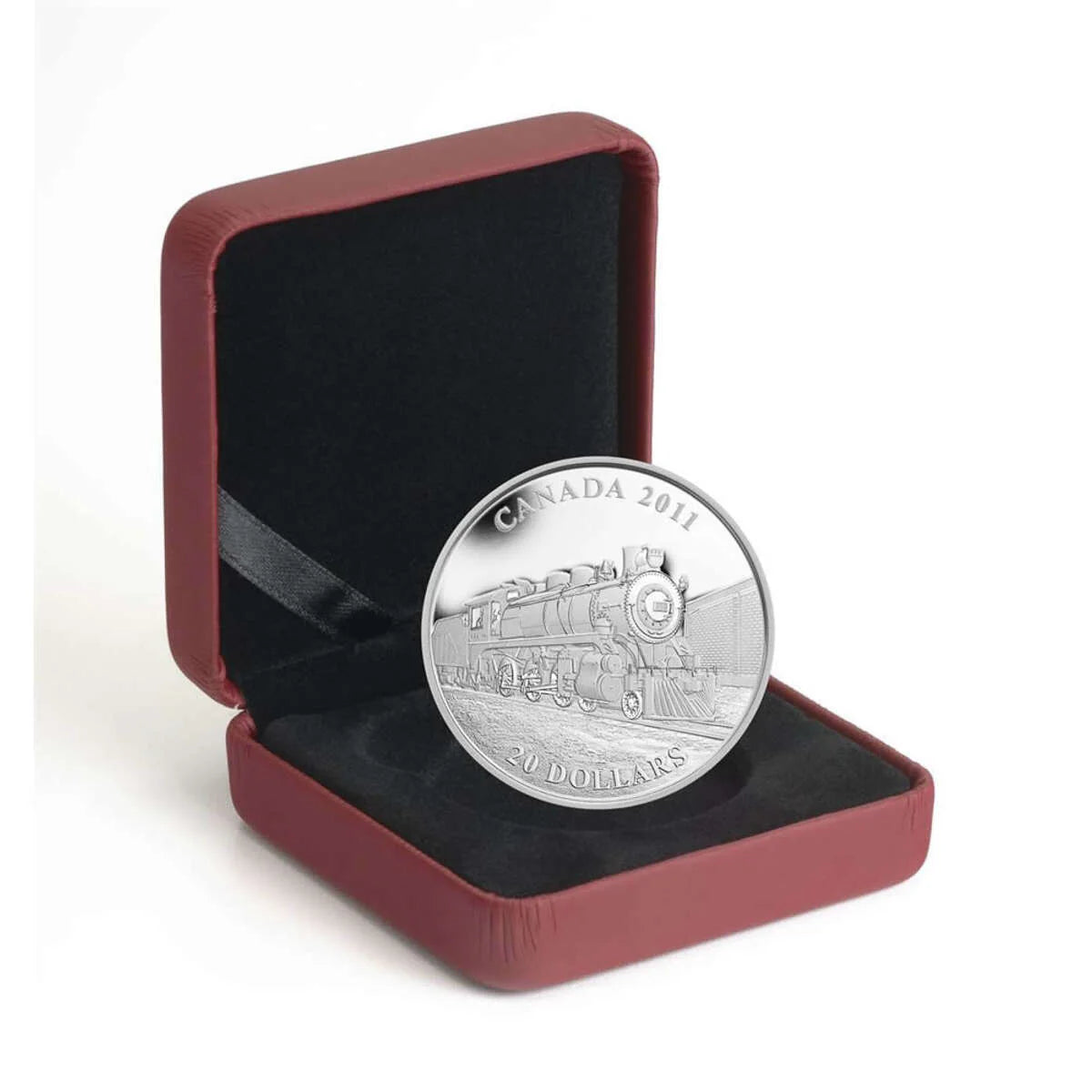 1 oz 2011 $20 Great Canadian Locomotives Series: D-10 - Pure Silver Coin