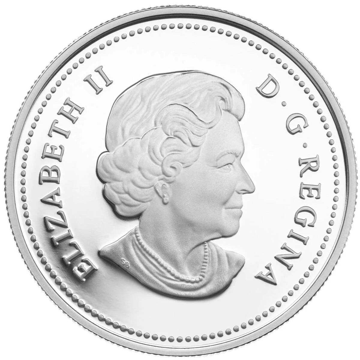 1 oz 2011 $20 Maple Leaf Crystal Raindrop - Pure Silver Coin