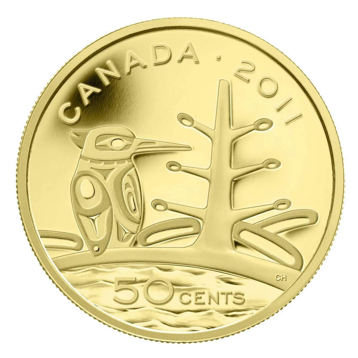 1/25 Ounce Pure Gold Coin - Boreal Forest (2011)
