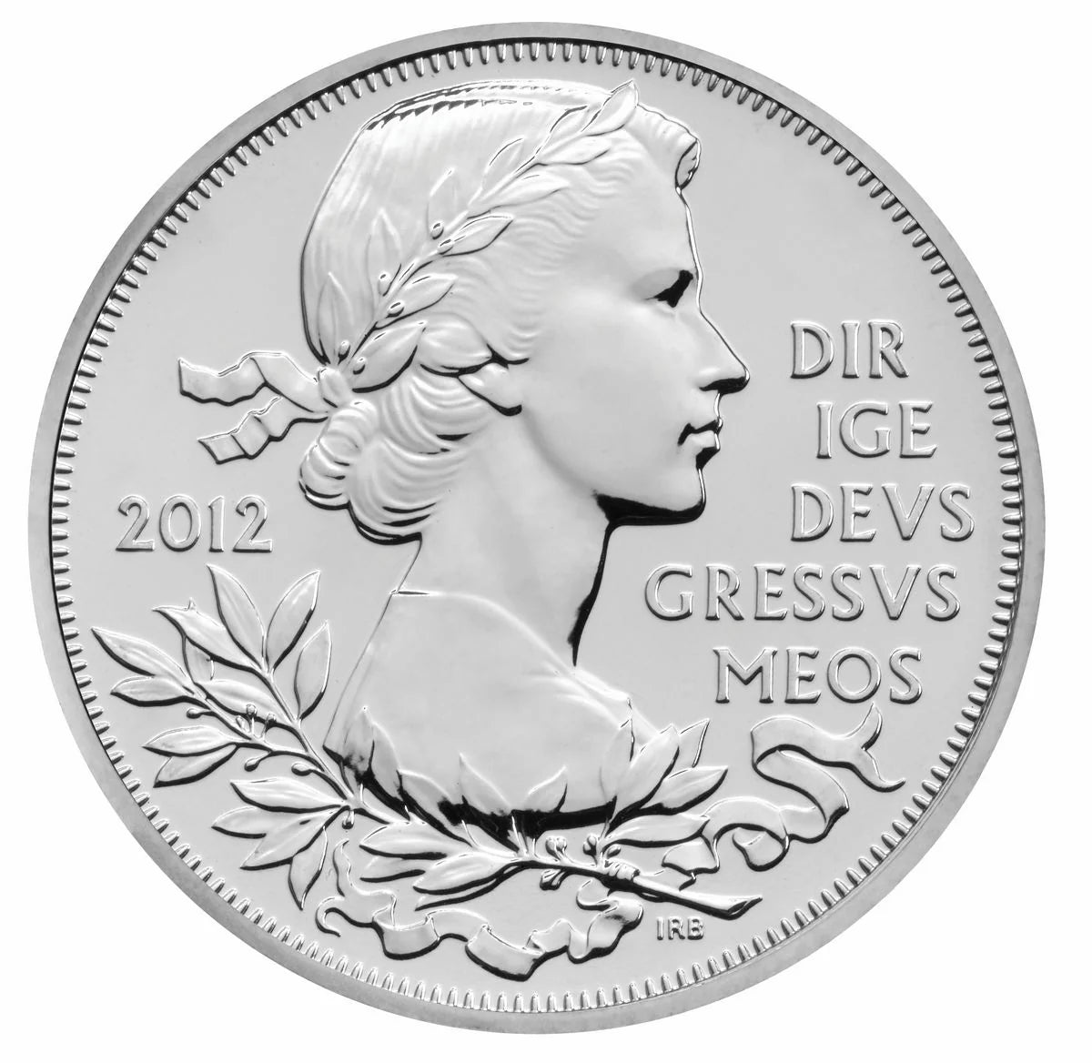 1 oz Fine Silver Coin - The Queen's Diamond Jubilee (2012) - Queen Elizabeth II & Prince Philip (Copy)