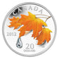 1 oz 2012 $20 Sugar Maple Crystal Raindrop - Pure Silver Coin