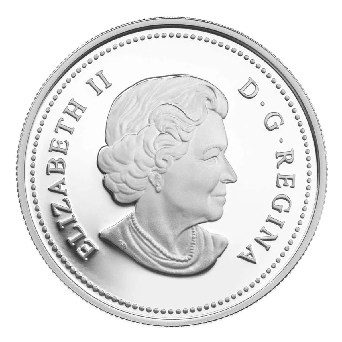 1 oz 2012 $20 Sugar Maple Crystal Raindrop - Pure Silver Coin