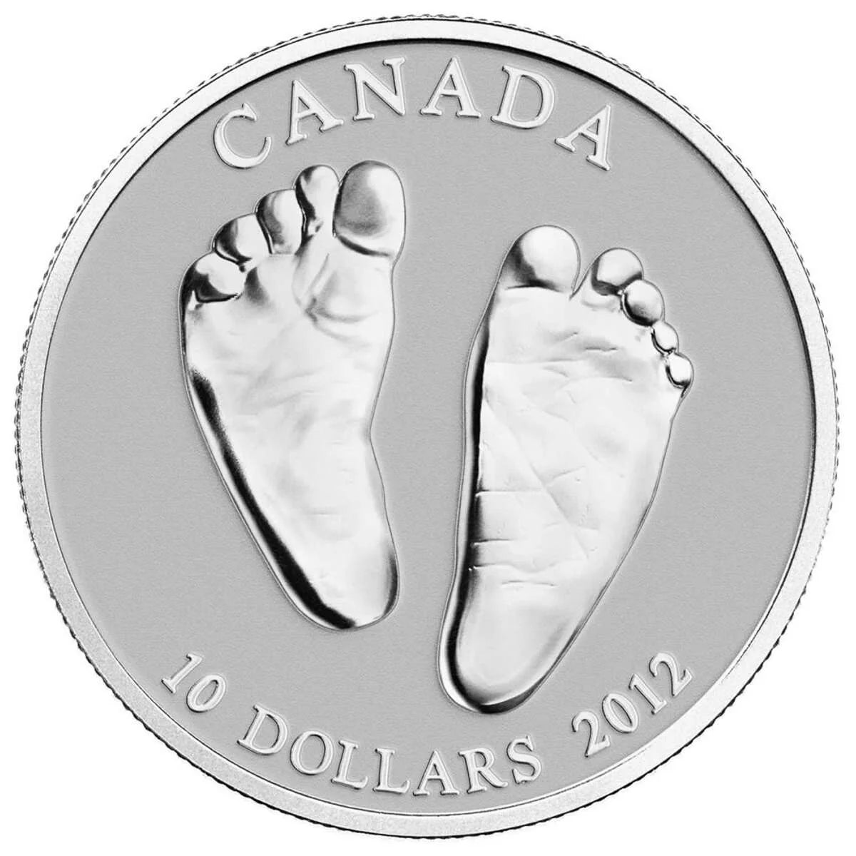 1/2 oz 2012 $10 Welcome to the World - Pure Silver Coin