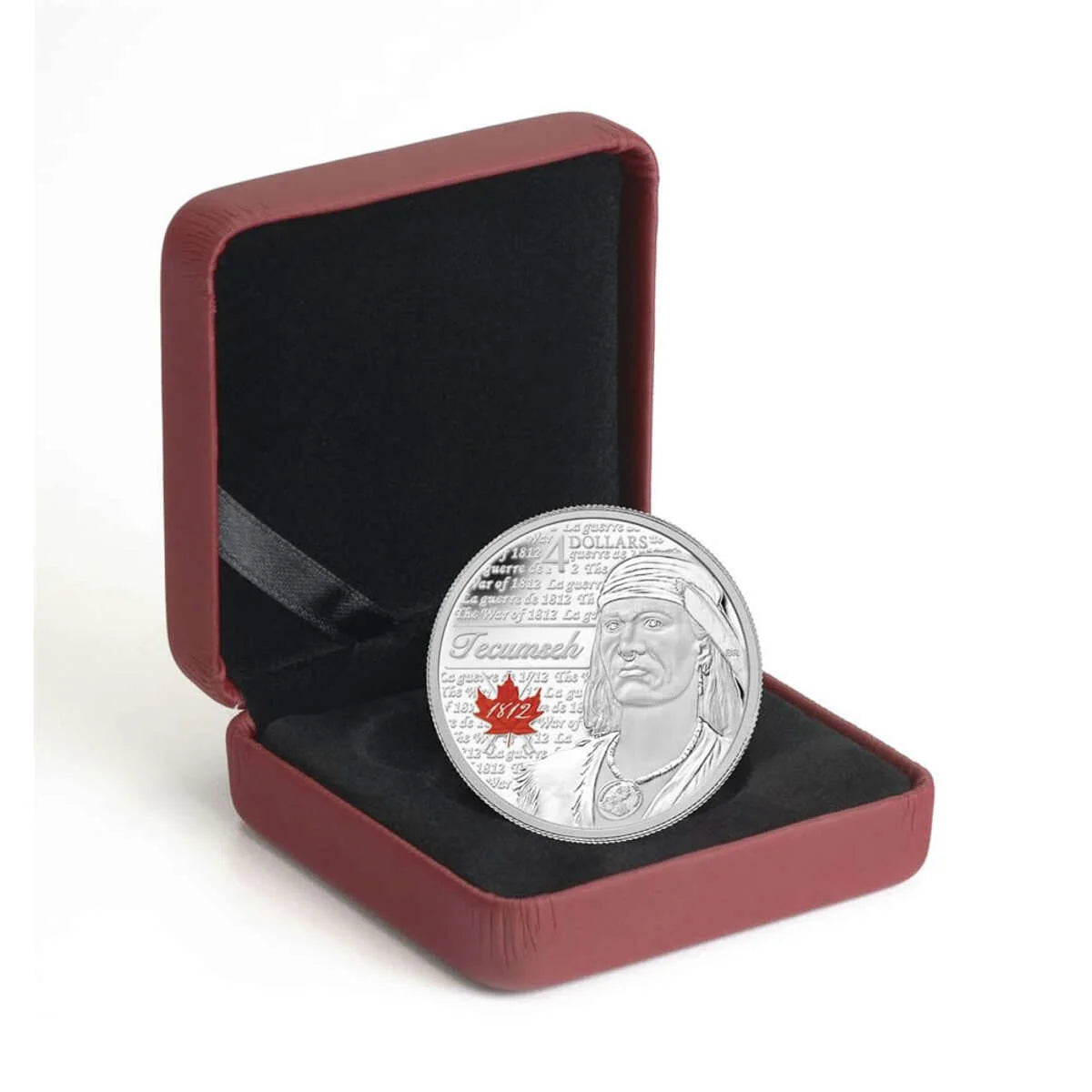 1/4 oz 2012 $4 Heroes of 1812: Tecumseh - Pure Silver Coin