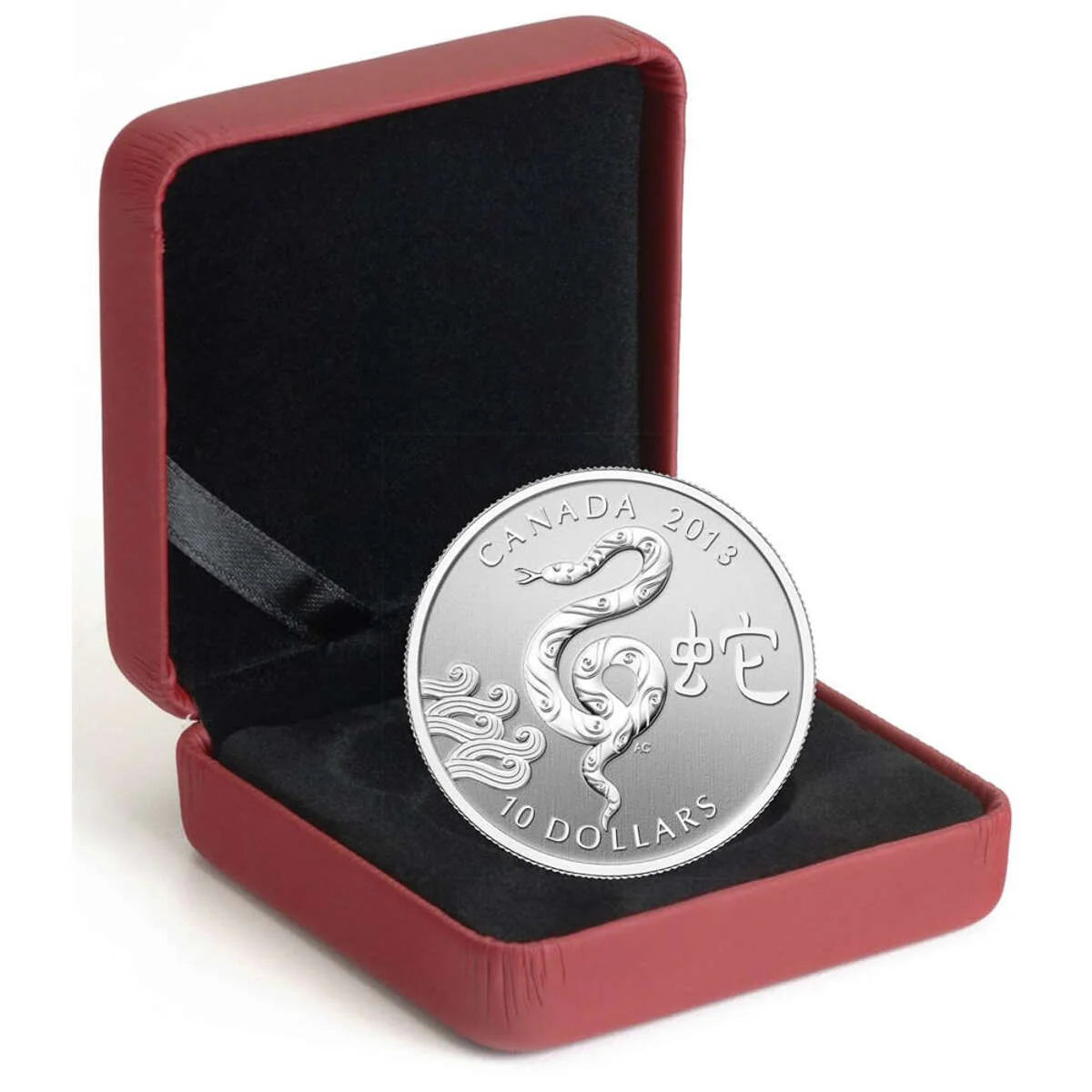1/2 oz 2013 $10 Year of the Snake - Pure Silver Coin
