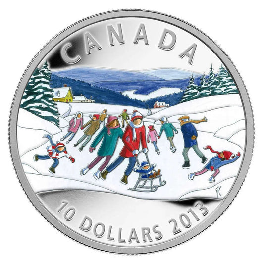 1/2 oz Fine Silver Coin - Winter Scene (2013)