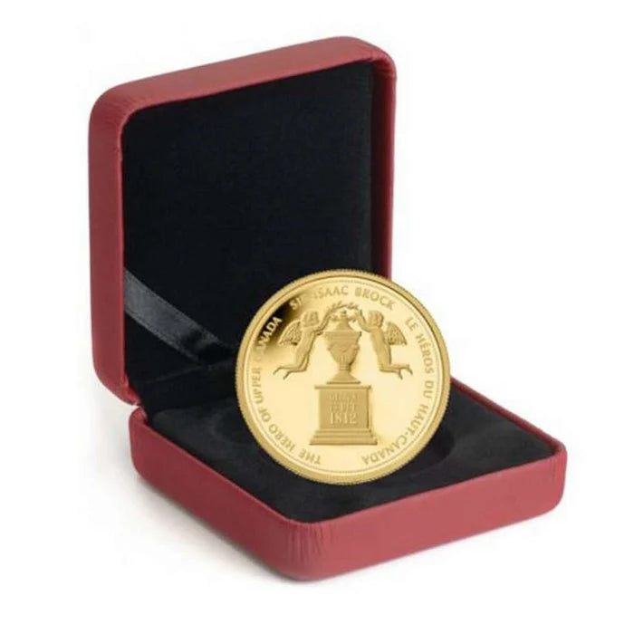 1.125 oz Fine Gold Coin - Sir Isaac Brock - .99999 Au - Mintage: 1000 (2012)