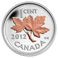 1/2 oz 2012 1c Farewell to the Penny - Pure Silver Coin with Gold Plating