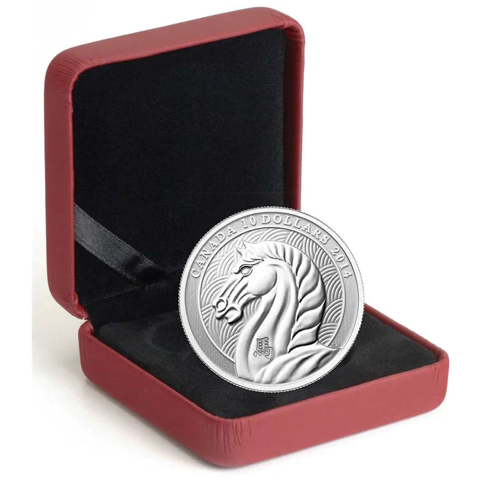 1/2 oz Pure Silver Coin - Year of the Horse (2014)