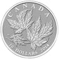1/2 oz 2014 $10 Silver Maple Leaf - Pure Silver Coin