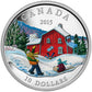 1/2 oz 2015 $10 Winter Scene - Pure Silver Coin